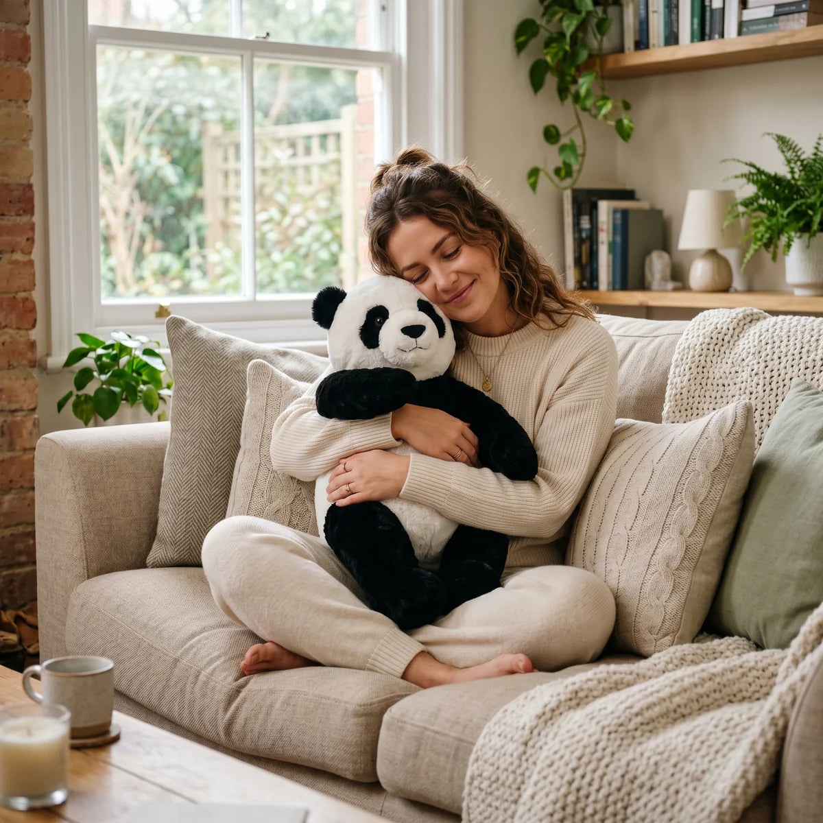 A cosy moment on the sofa — reference photograph